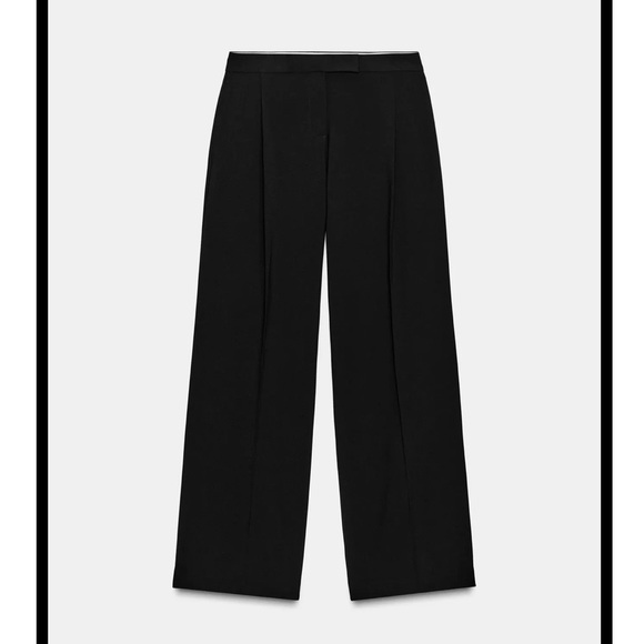 NWT Zara High-waisted Wide Leg Pants - Picture 6 of 8